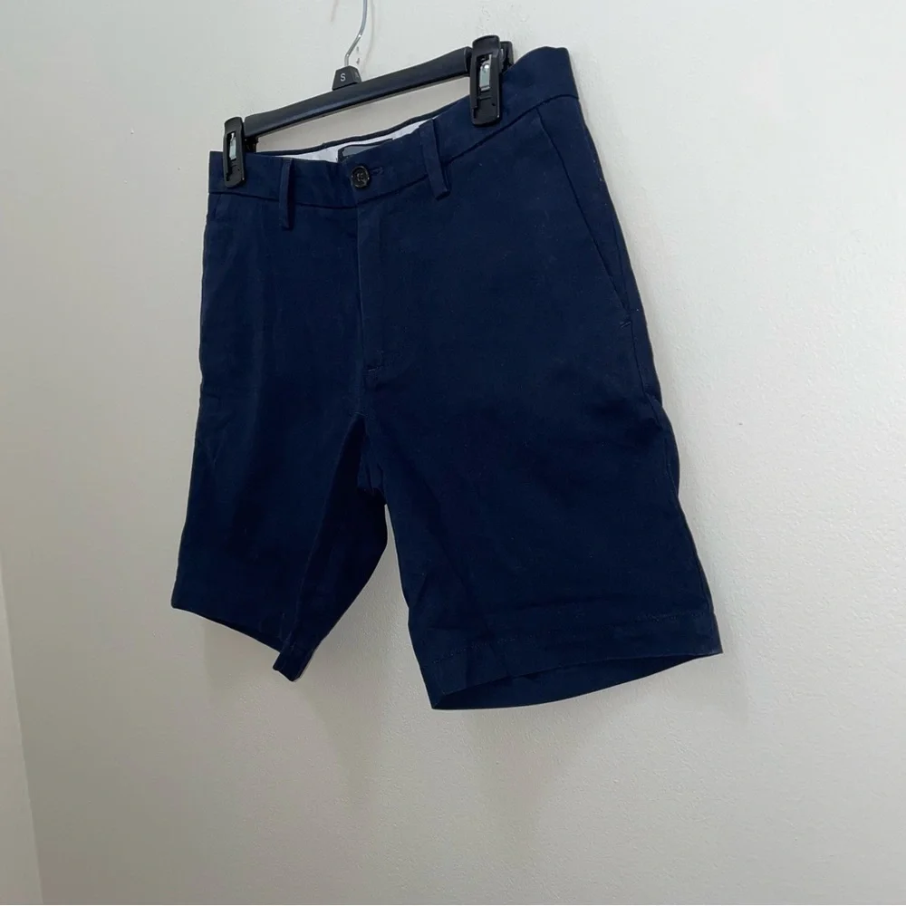 Banana republic Navy 9” Aiden chino Shorts Size 28 Vacation Resort Minimalist